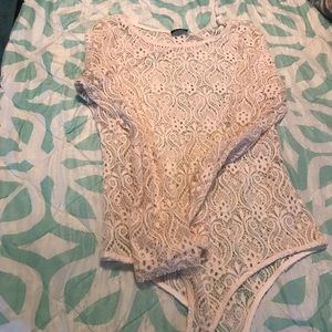 Lace body suit